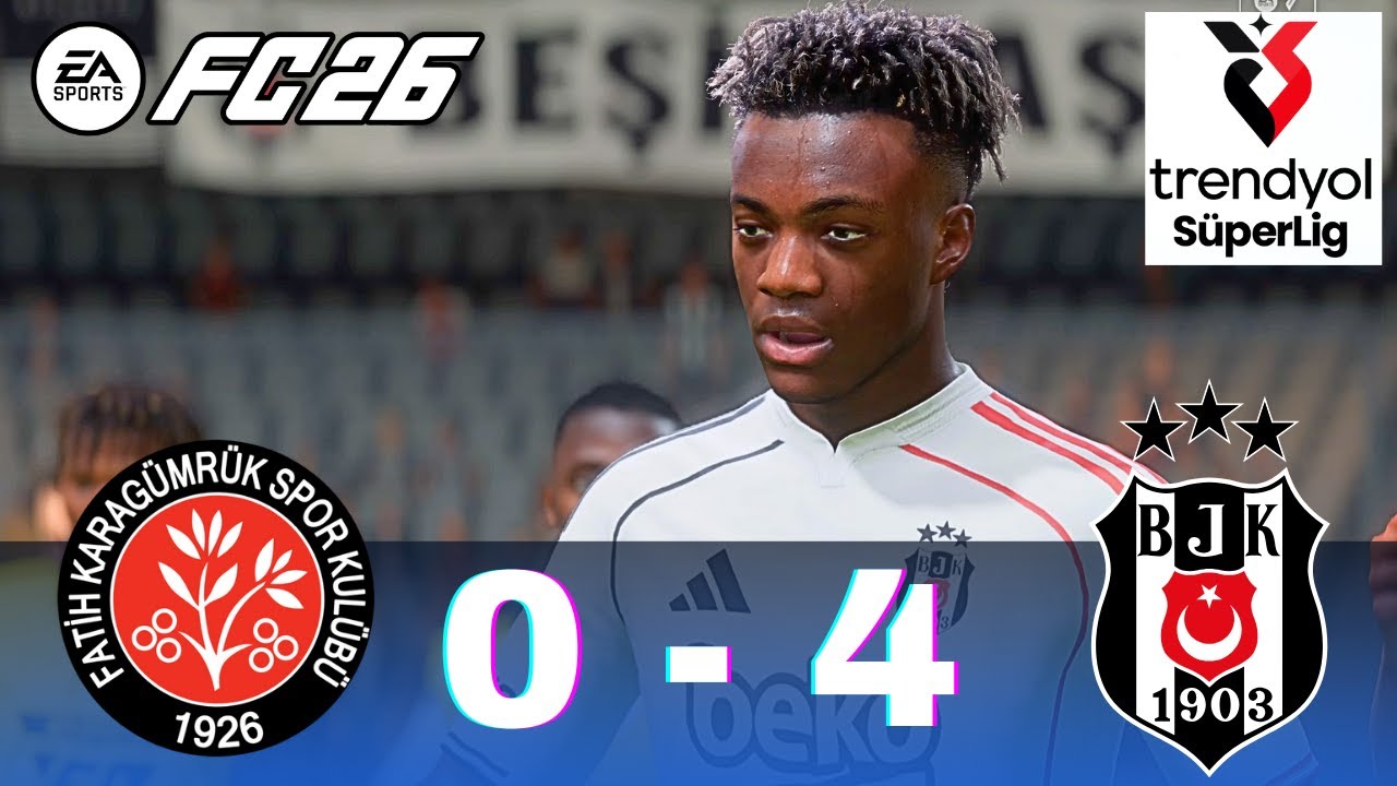 FC 26 – Fatih Karagümrük vs Beşiktaş | Süper Lig 2025/26 | PS5™ 4K60fps