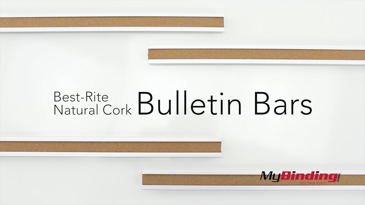 Best Rite Natural Cork Bulletin Bars