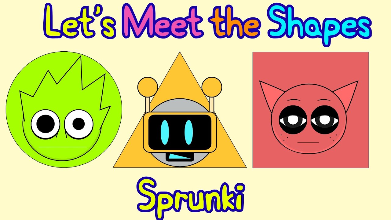 Давайте познакомимся с фигурками Sprunki + алфавит Sprunki ABC | Песня о фигурках Sprunki | Что л...