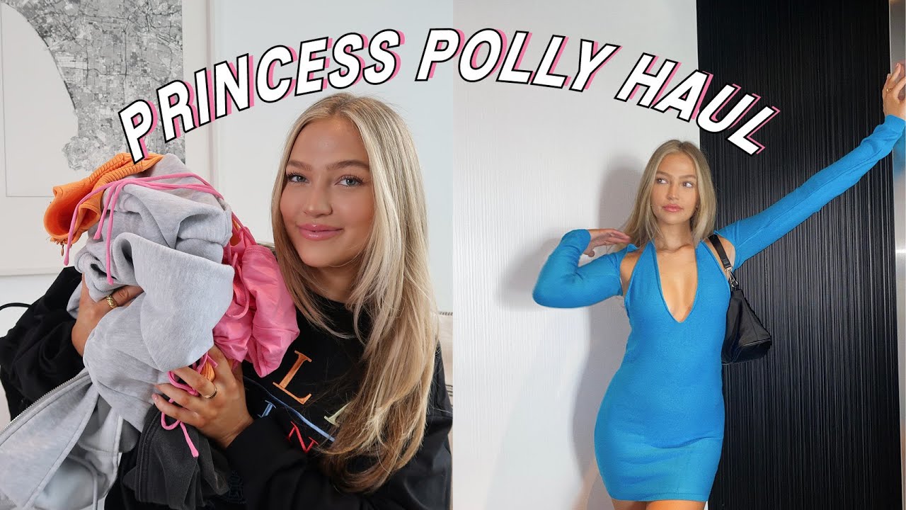 huge princess polly haul: transitioning from winter to spring | maddie cidlik