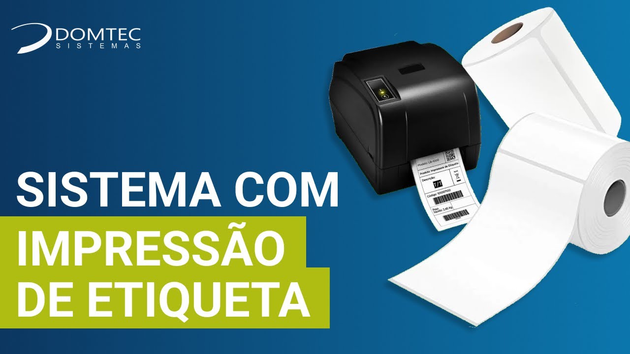 Sistema para Impress&atilde;o de Etiquetas - Software Yzidro ERP