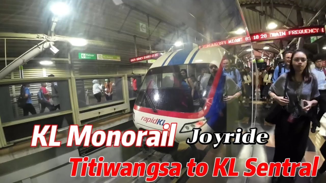 KL Monorail Line | Titiwangsa to KL Sentral Peak Hour Full Ride (31/10/2023)