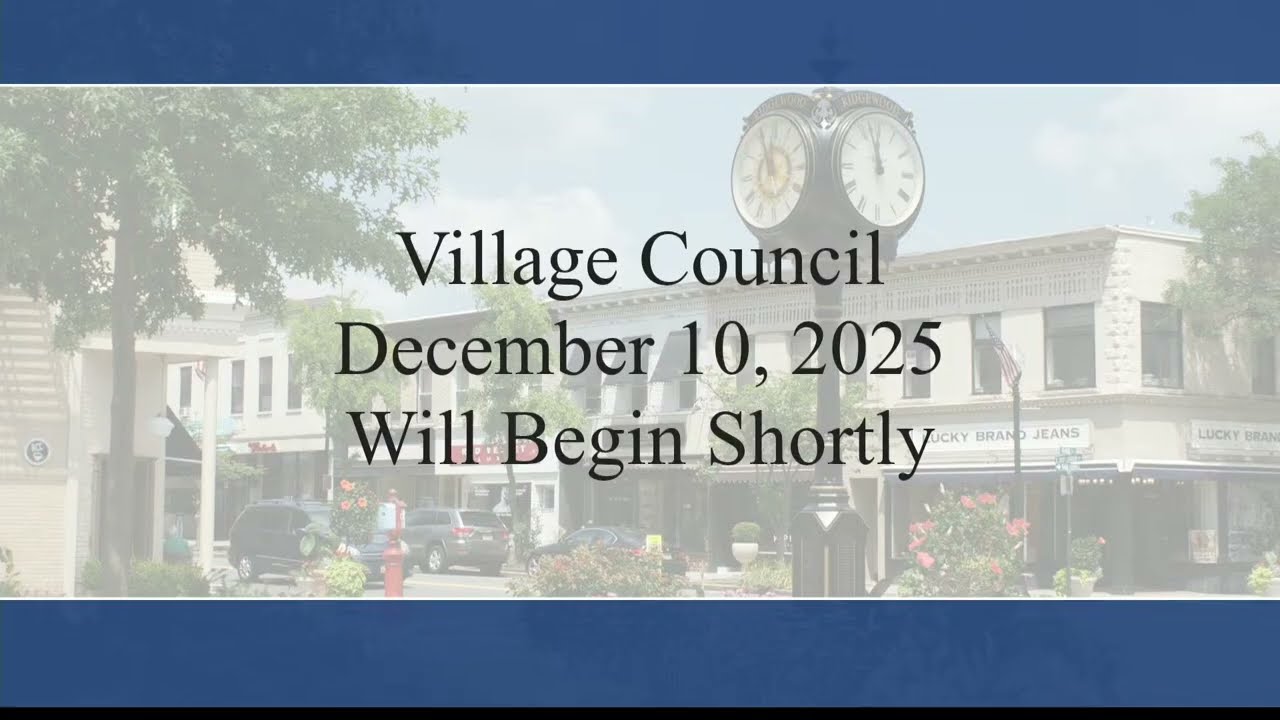 20251210 - Village Council Meeting