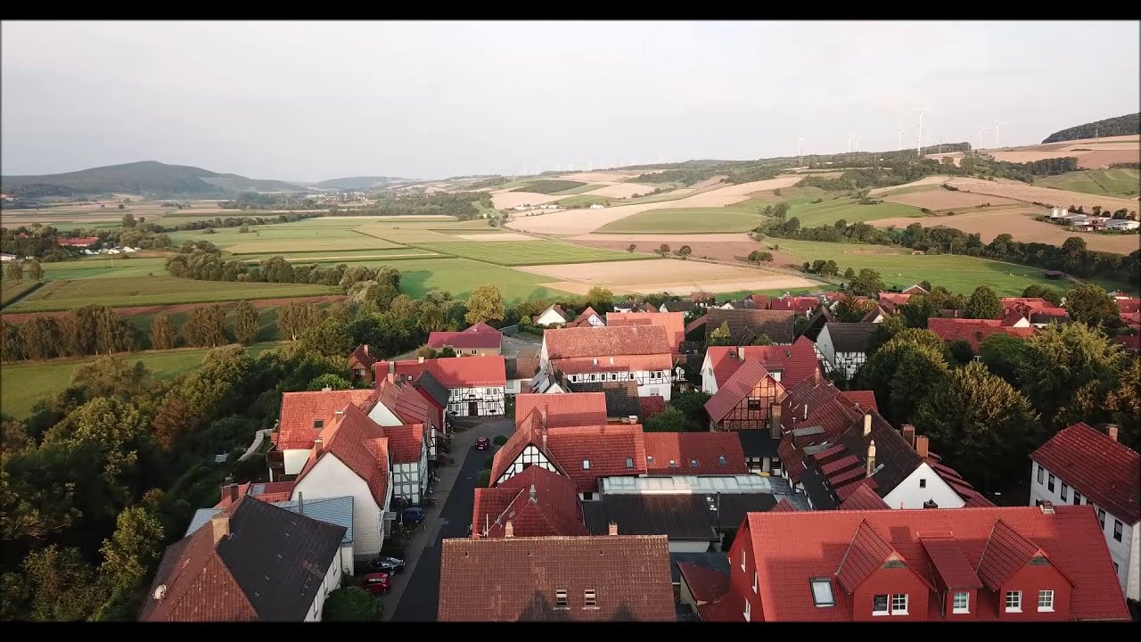 Trendelburg, Überflug am morgen mit Mavic Pro