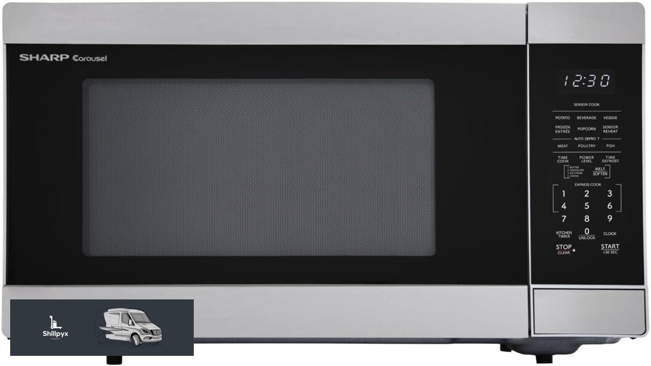 SHARP Countertop Microwave Oven with Removable 13.6