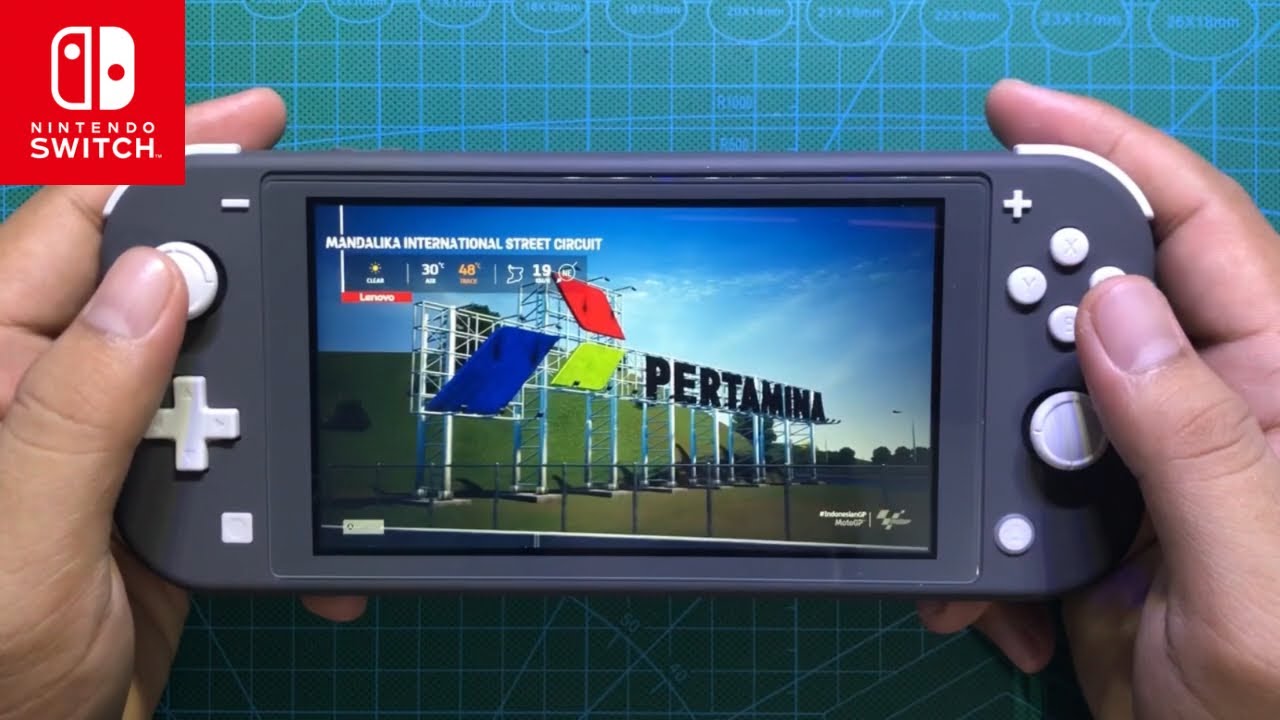 NYOBAIN SIRKUIT MANDALIKA 😱🔥 MOTOGP 23 NINTENDO SWITCH LITE‼️
