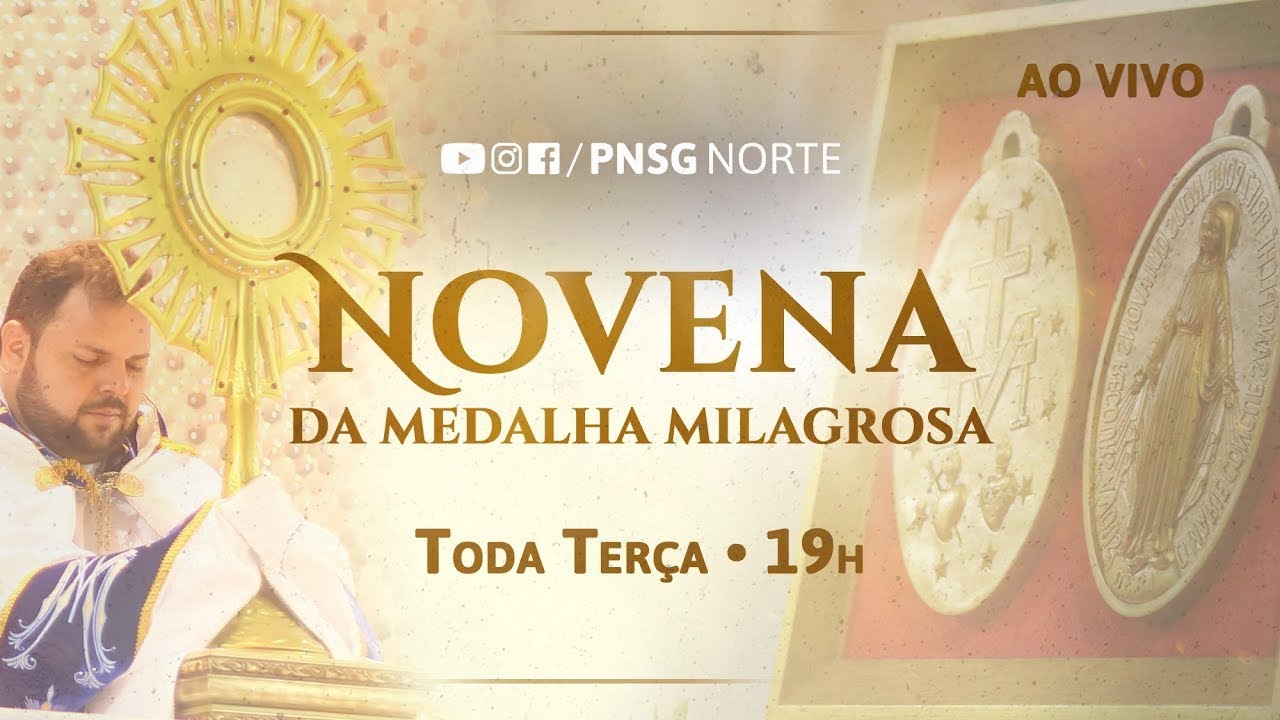 8° Dia | AO VIVO | Novena da Medalha Milagrosa | 19H (20/01/2026)