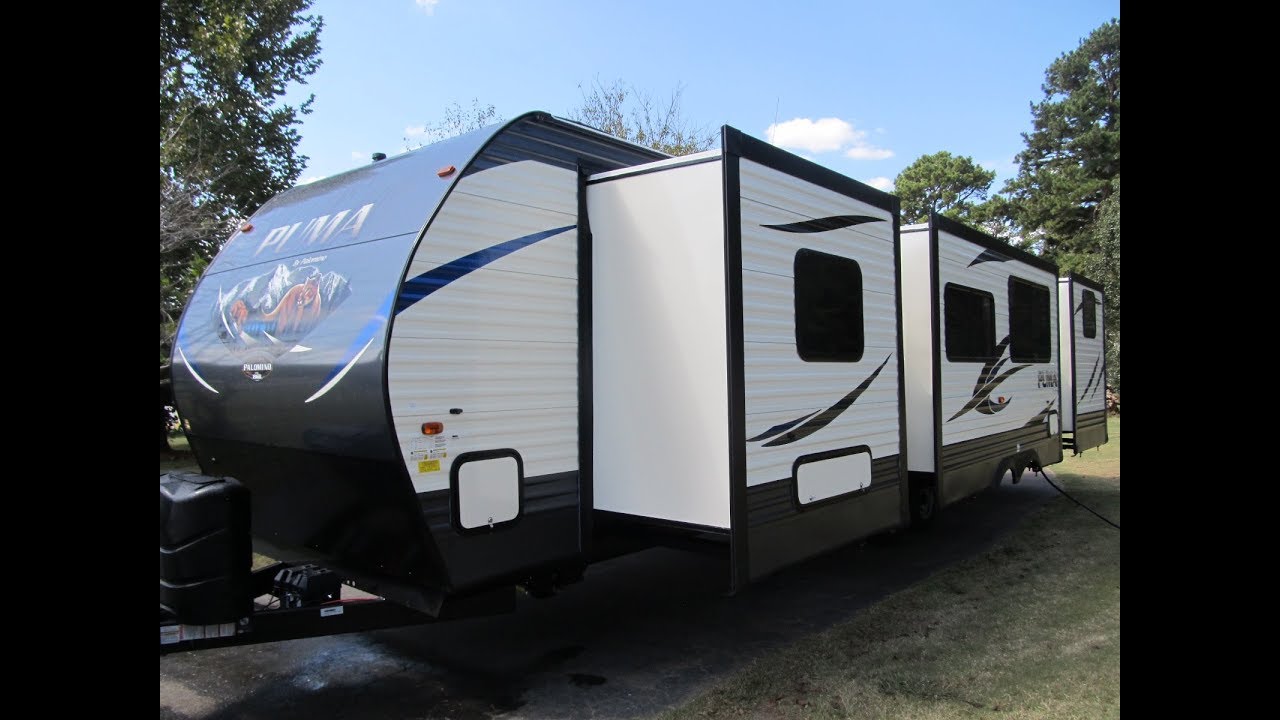 SOLD 2018 Palomino Puma 32RBFQ @ NiceCampers.com 479-229-1499