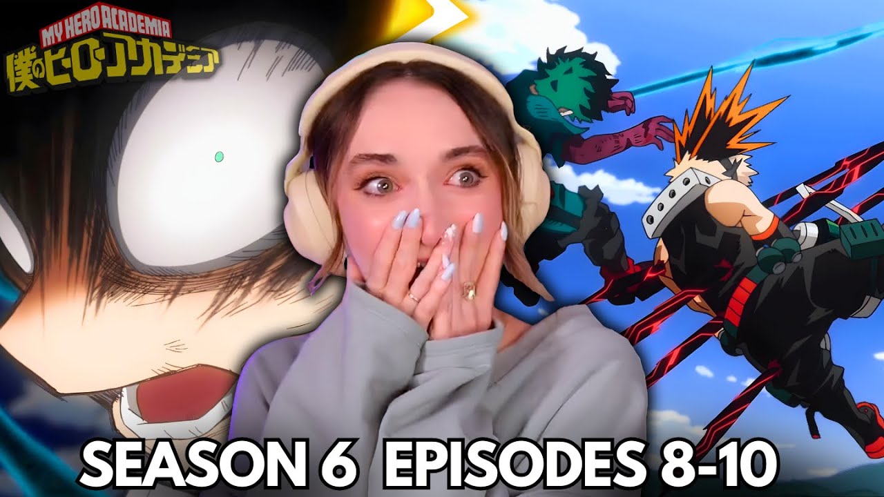 ЧТО СДЕЛАЛ БАКУГО!? 😭💥(ЭТО ХАОС) Моя геройская академия, 6 сезон | Эпизоды 8-10 (реакция и обсужд...