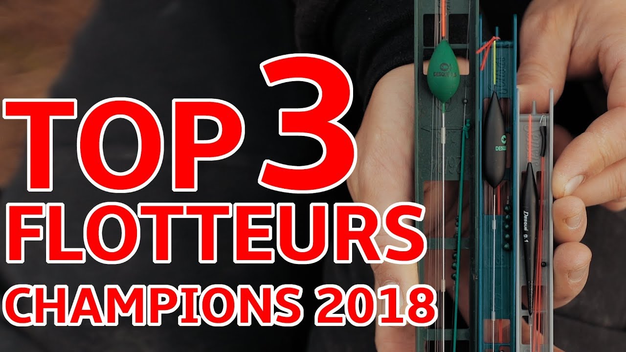 TOP 3 flotteurs &agrave; Gardon Champions de France p&ecirc;che au coup 2018 - Secrets de Champions (vid&eacute;o 5)