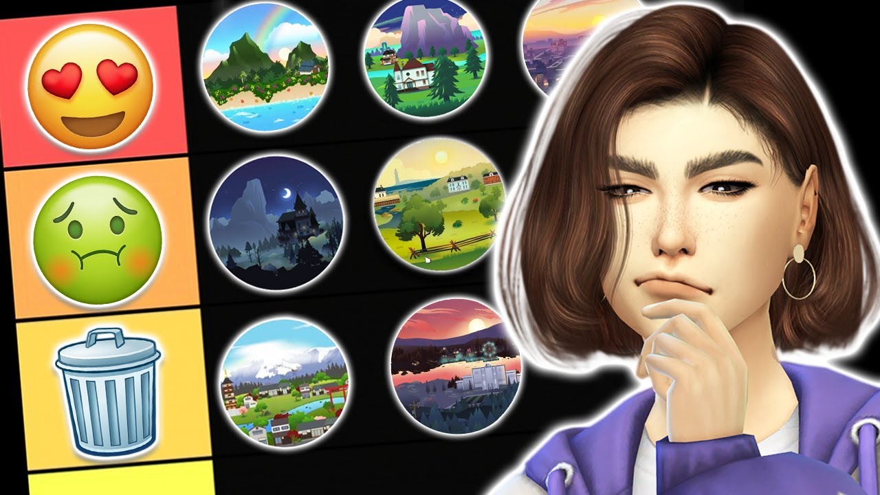 Ich *bewerte* ALLE Die Sims 4 WELTEN die es gibt! 😱 | Tier List Deutsch