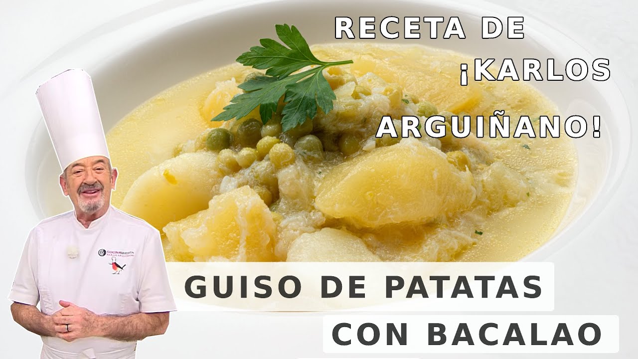 ¿Buscando un guiso para triunfar? // PATATAS con BACALAO y guisantes de Arguiñano