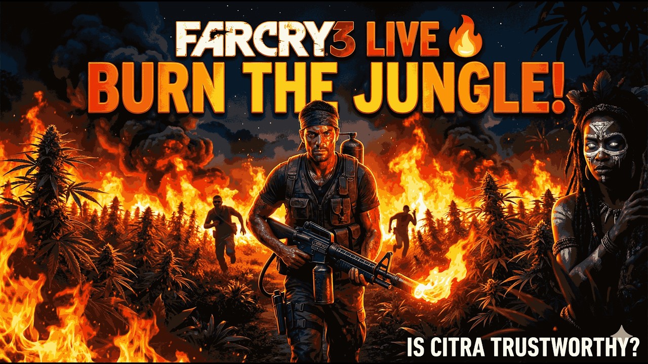 අද දූපතම ගිනි 🔥| FARCRY 3 | Live Walkthrough PART 2.2 | EZIOFK