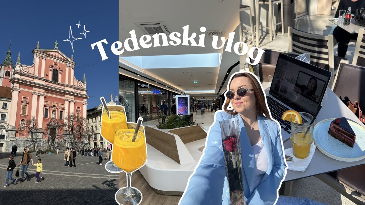 Prometna nesreča, spet TT trend, Ljubljana ☀️| TEDENSKI VLOG
