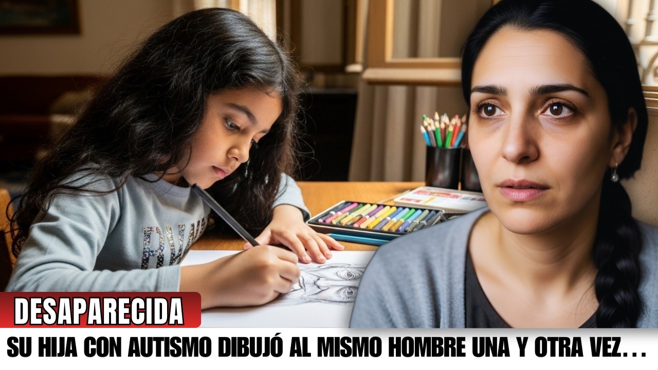 Su hija con autismo comenzó a dibujar un hombre que nunca habían visto — La Policía Sabía Quién Era