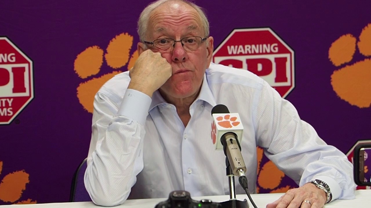 Syracuse coach Boeheim's Clemson press conference