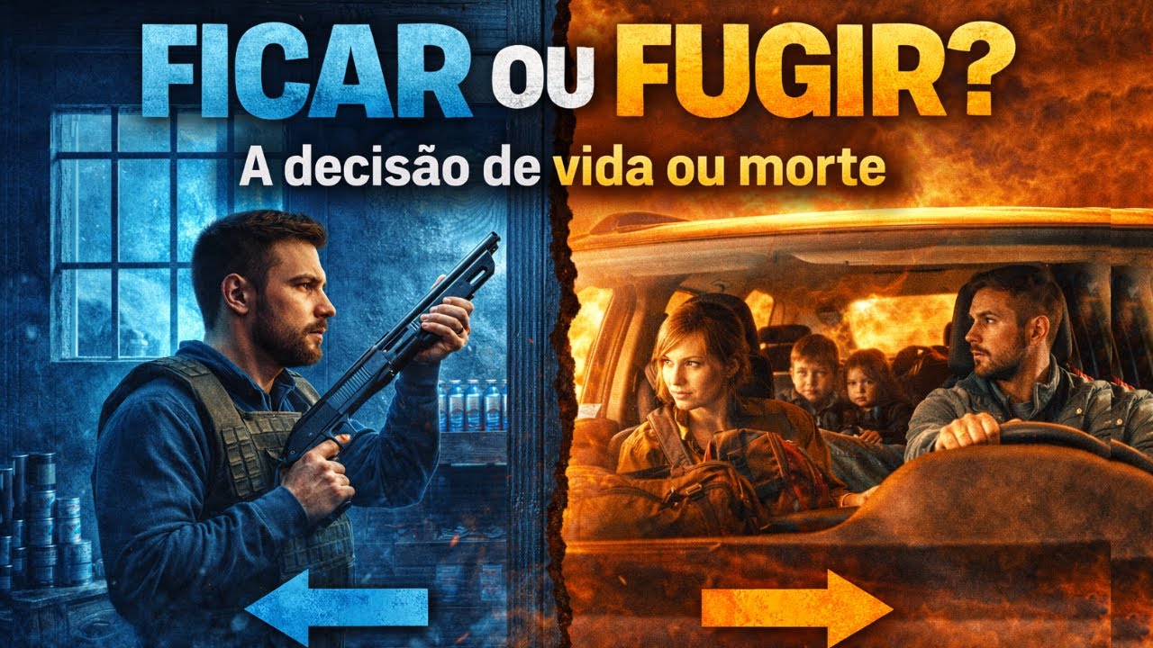 Ficar ou Fugir? A Decisão Que Define Quem Sobrevive! O Erro Que Mata em Um Colapso