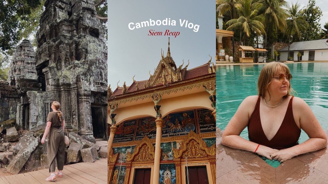 SIEM REAP VLOG 🇰🇭  | 4 day in CAMBODIA - Angkor Wat, Temples, Floating Village and more!