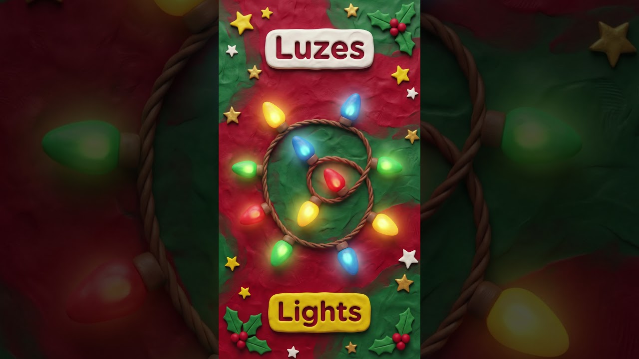 ✨ Luzes de Natal / Christmas Lights 🎄 | Learn Portuguese & English
