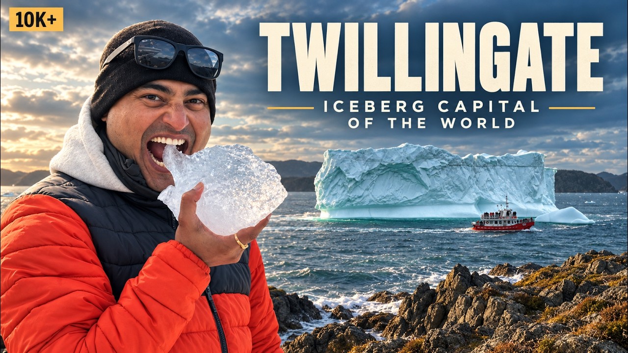 Exploring Twillingate: Icebergs, Whales & Real Newfoundland Magic 🇨🇦 | Cinematic Vlog