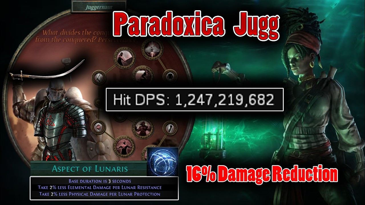 [PoE] Обновление Jugg через Paradoxica и стаки силы &mdash; 2 млрд урона в секунду, механика Aspect of ...