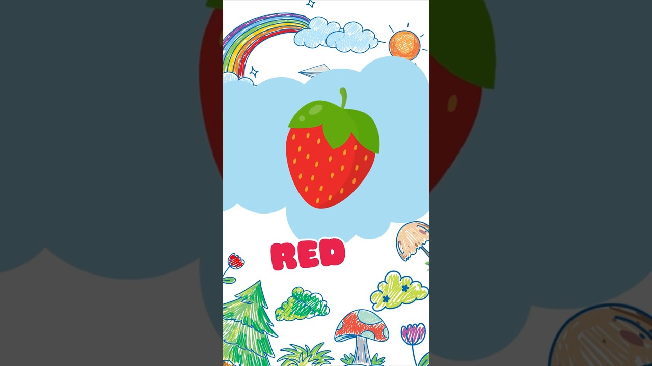 🍎 Learn Colors with Fruits | Kids Song | Cheeky Kids #ColorsSong #FruitsForKids #CheekyKids