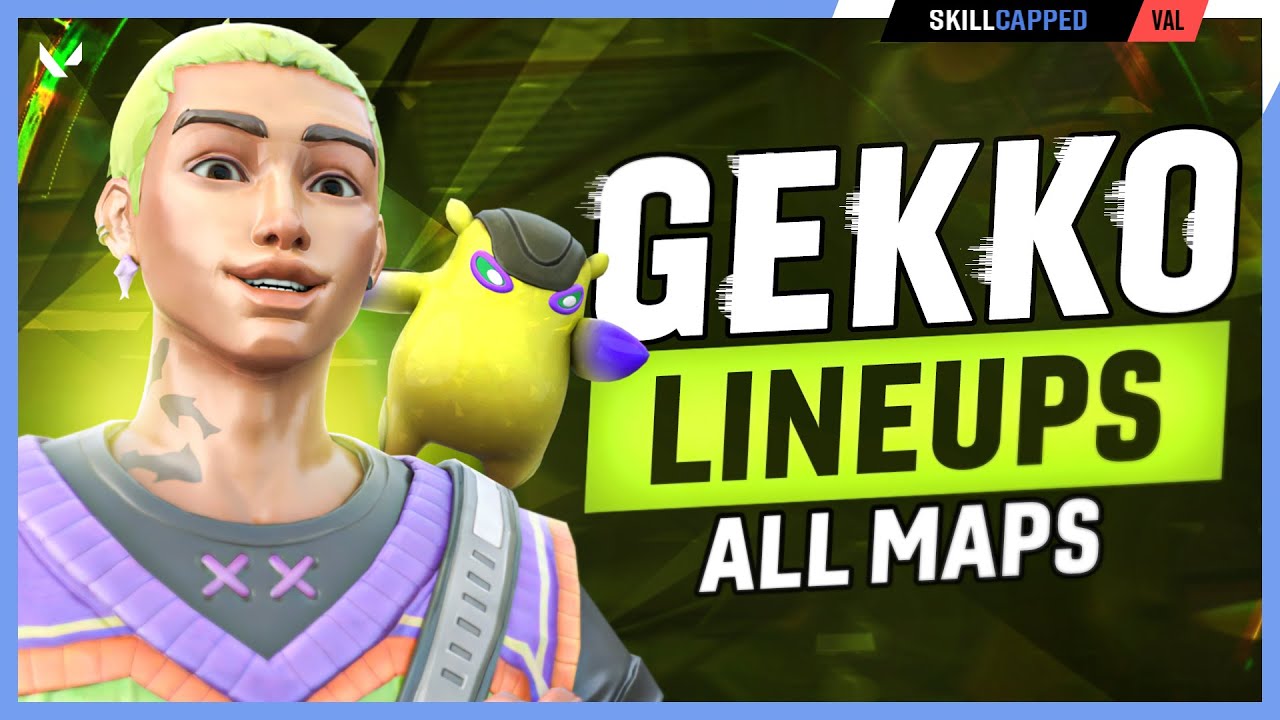 The BEST Gekko Lineups for EVERY MAP! - Offense Gekko Dizzy Lineups - Valorant Guide