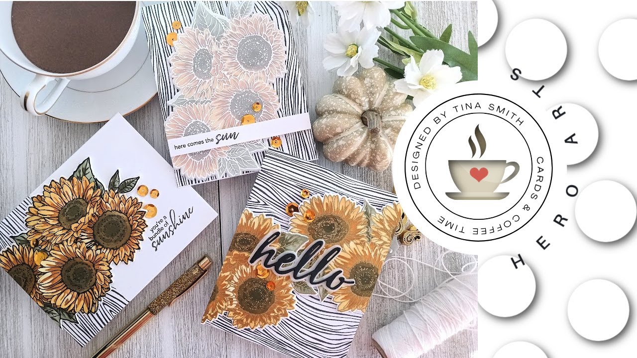 Hero Arts | My Monthly Hero Kit | SEPTEMBER 2021 | DIY Cards by Tina Smith