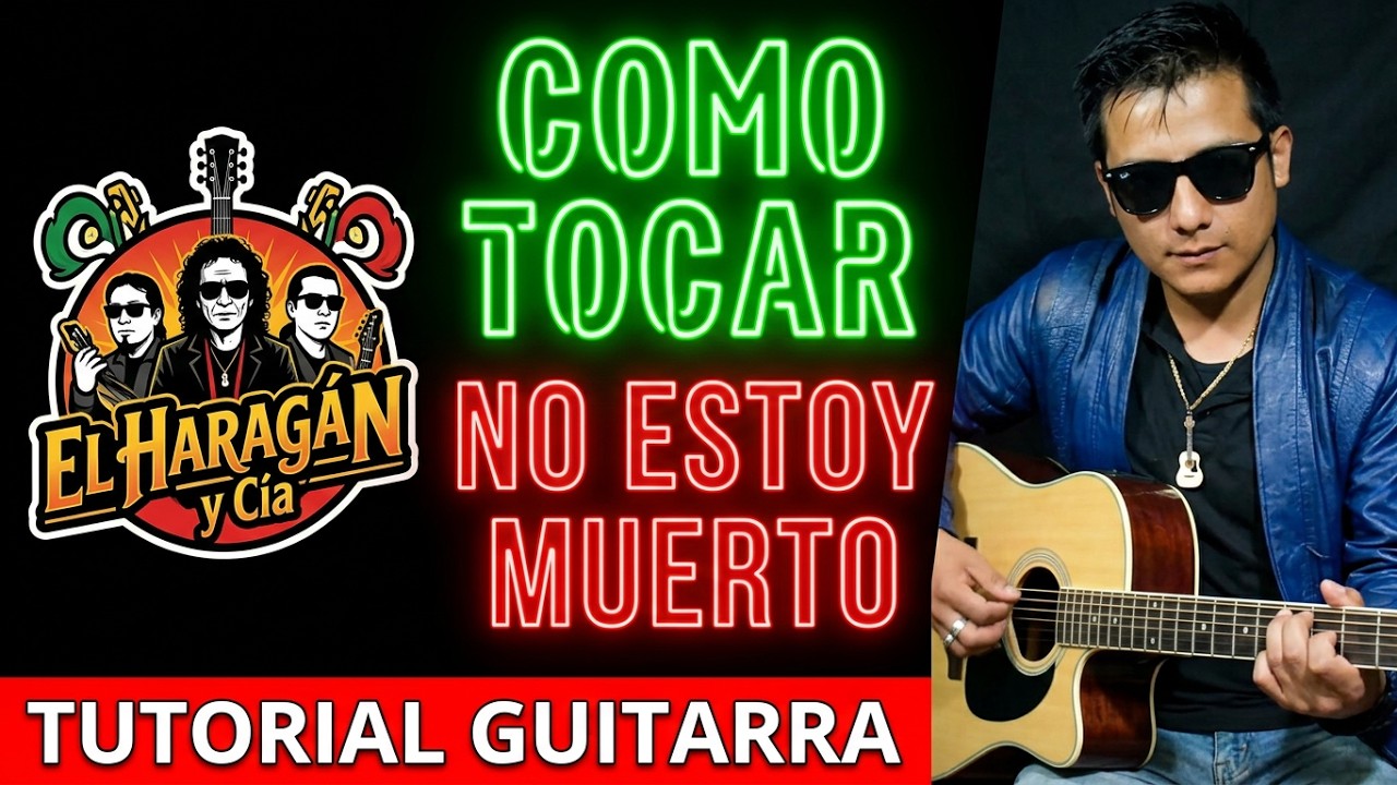 Como tocar no estoy muerto en guitarra acustica