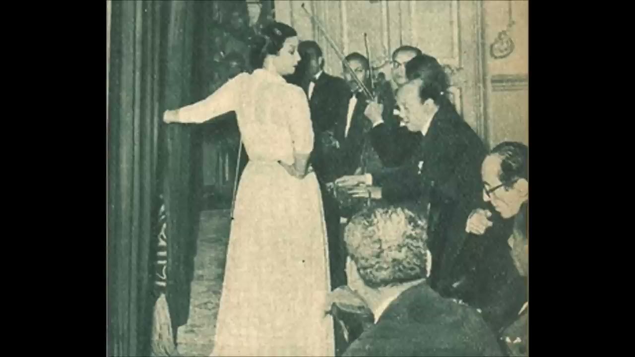 تفاريد كلثومية - أطاوع في هواك قلبي - الأزبكية 7 ابريل 1955م