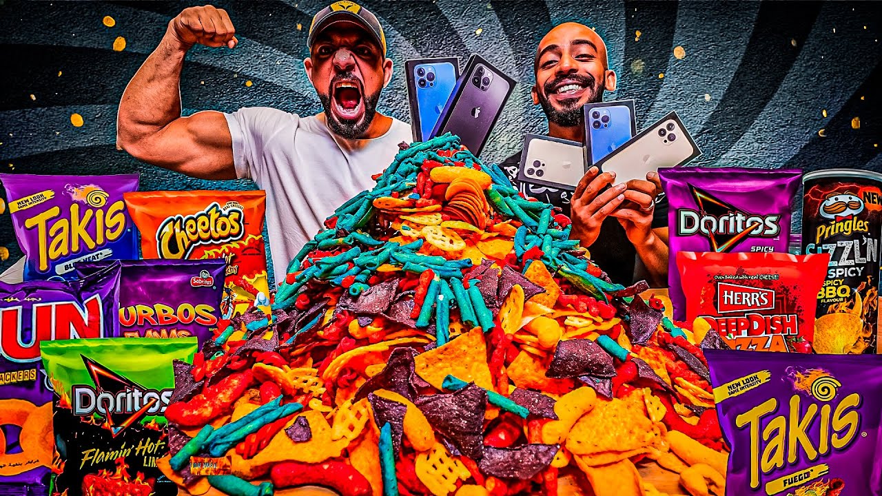 حلقة اسالني  - ٥ ايفون هدايا - ١٧،٠٠٠ سعرة شيبسات 📱 Qustions - 17,000 Calories Chips - 5 Iphones