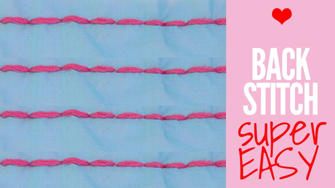 BACKSTITCH | How to Backstitch for Strong Seams