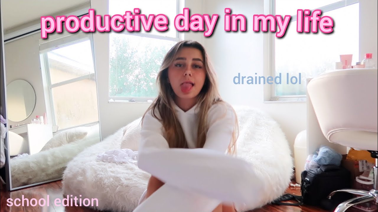 productive day in my life: high school edition