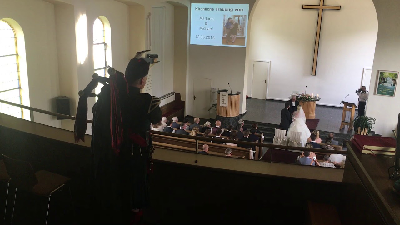 Hochzeitsbegleitung mit Halleluja auf dem Dudelsack