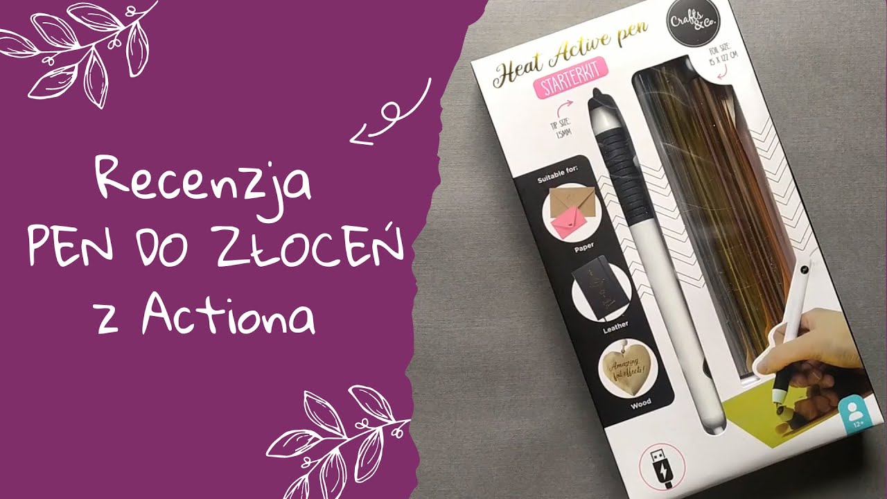 Heat Active Pen - test i recenzja pena do złoceń z Action, HIT CZY KIT?