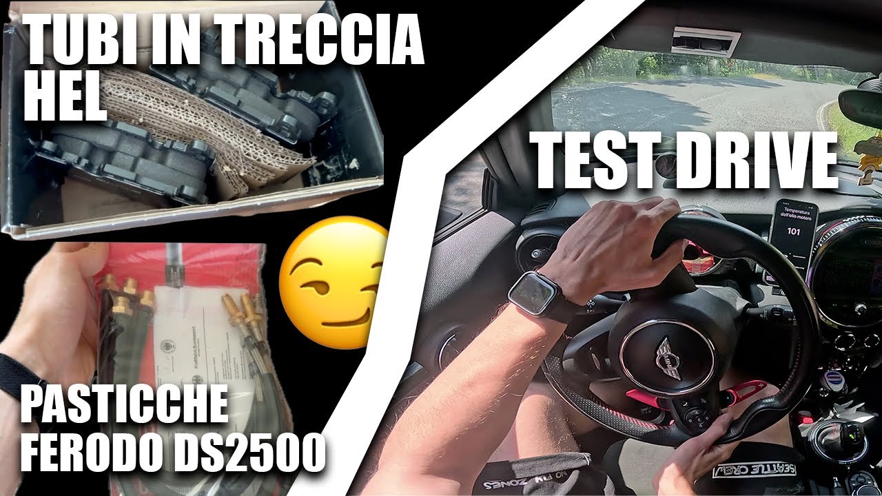 ORA FRENA! TUBI in TRECCIA HEL e PASTICCHE FERODO DS2500 | TEST DRIVE
