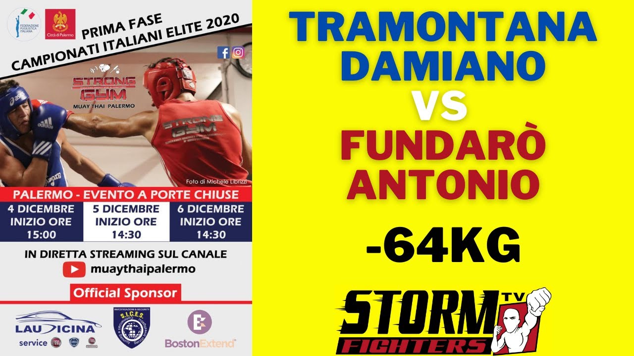 Pugilato Italia Campionato Italiano Elite Sicilia 2020 Tramontana Daminano vs Fundarò Antonio