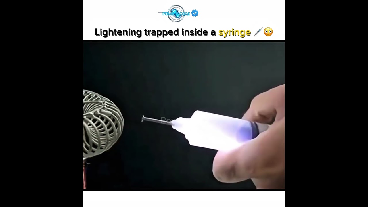 How to Trap Lightning in a Syringe! ⚡💉🤯