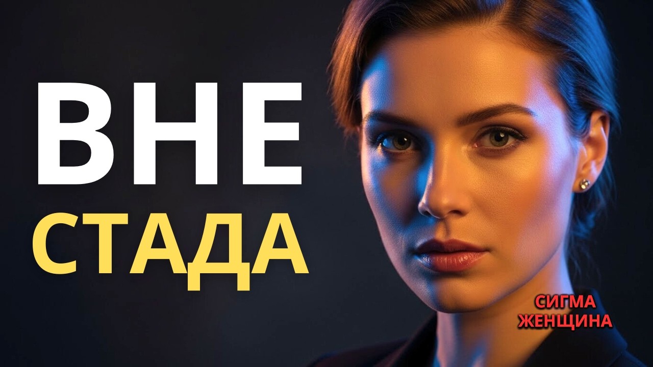 Сигма-женщина не стремится владеть — она владеет собой