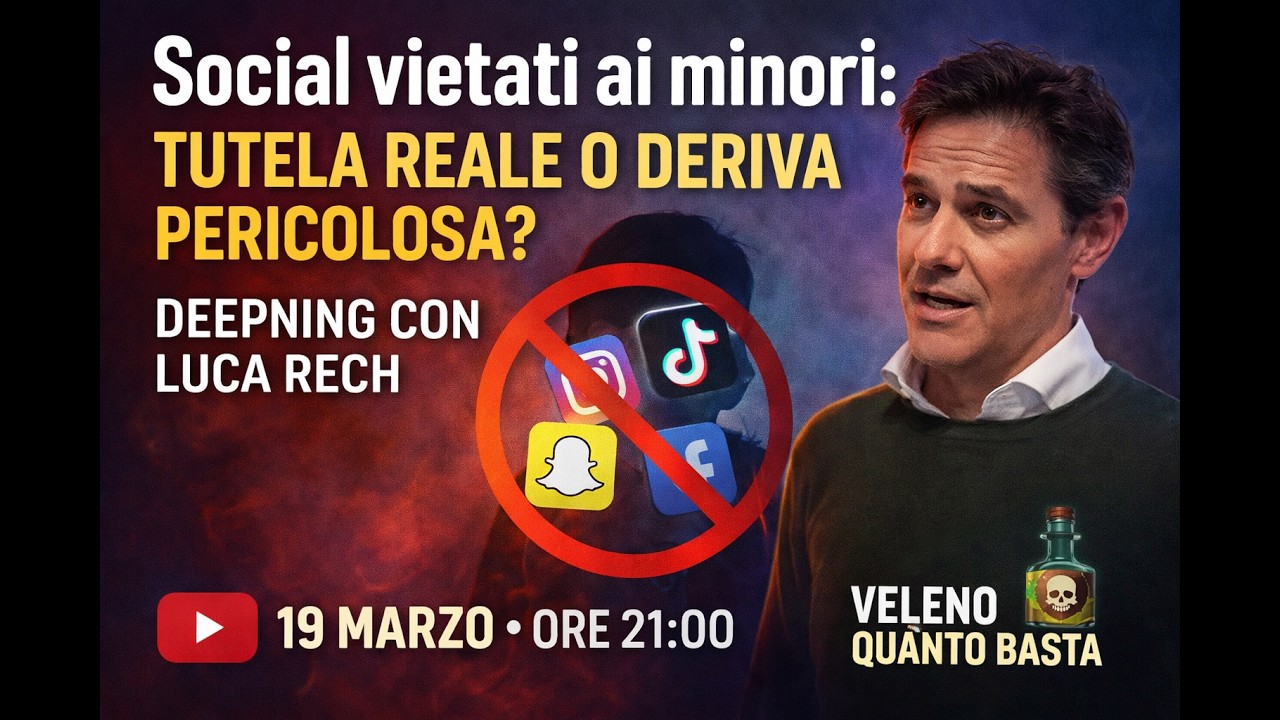 SOCIAL VIETATI AI MINORI: TUTELA REALE O DERIVA PERICOLOSA?