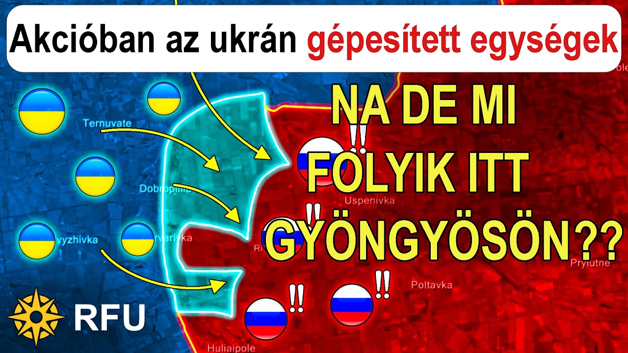 Feb. 24: Az ukrán ÉK Huljajpolétől északra BENYOMULT AZ OROSZ VÉDELMI VONALAK KÖZÉ!