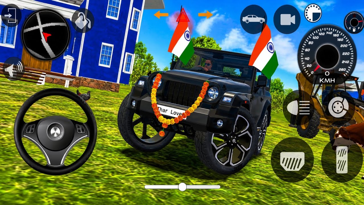 Modified Mahindra Thar Car Games: Indian Cars (Gadi Wala Game) - Car Game Android Gameplay 2026
