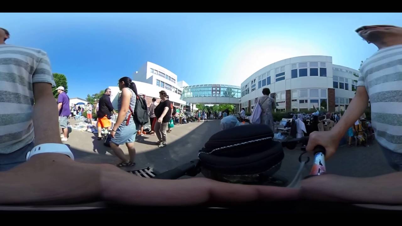 360&deg; Video - JFK School - Flohmarkt in Berlin Zehlendorf am 05.06.2016