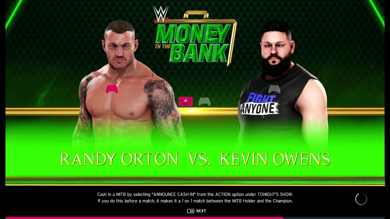 WWE 2K20 Randy Orton VS Kevin Owens