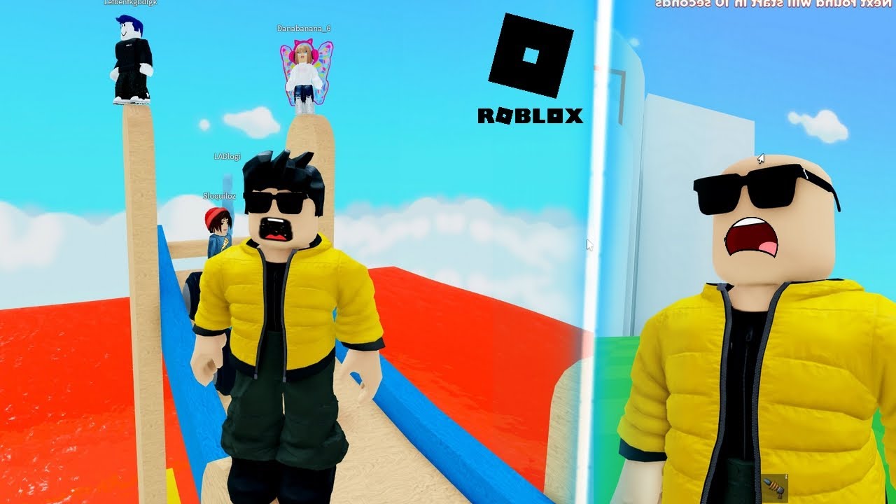 ROBLOX, O CHÃO É LAVA NO ROBLOX, The Floor Is LAVA!🔥, Obby roblox,  parkour para fugir e sobreviver