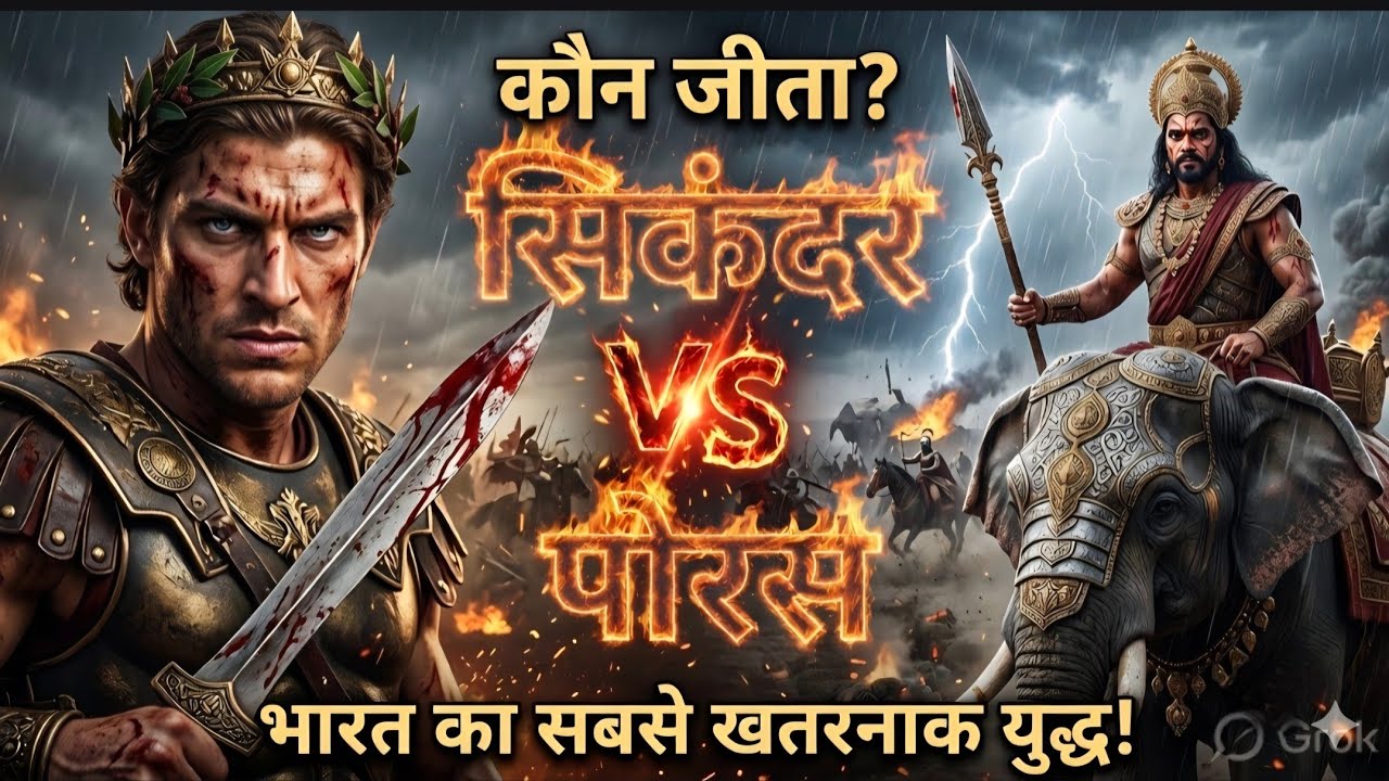 सिकंदर vs पोरस ⚔️ कौन जीता? | Sikander VS Porus | इतिहास का सबसे खतरनाक युद्ध