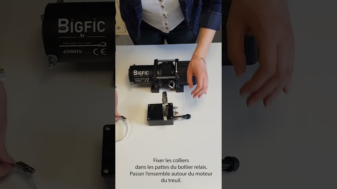 BIGFIC France - Notice de montage du treuil électrique 12V nautisme 1.6T
