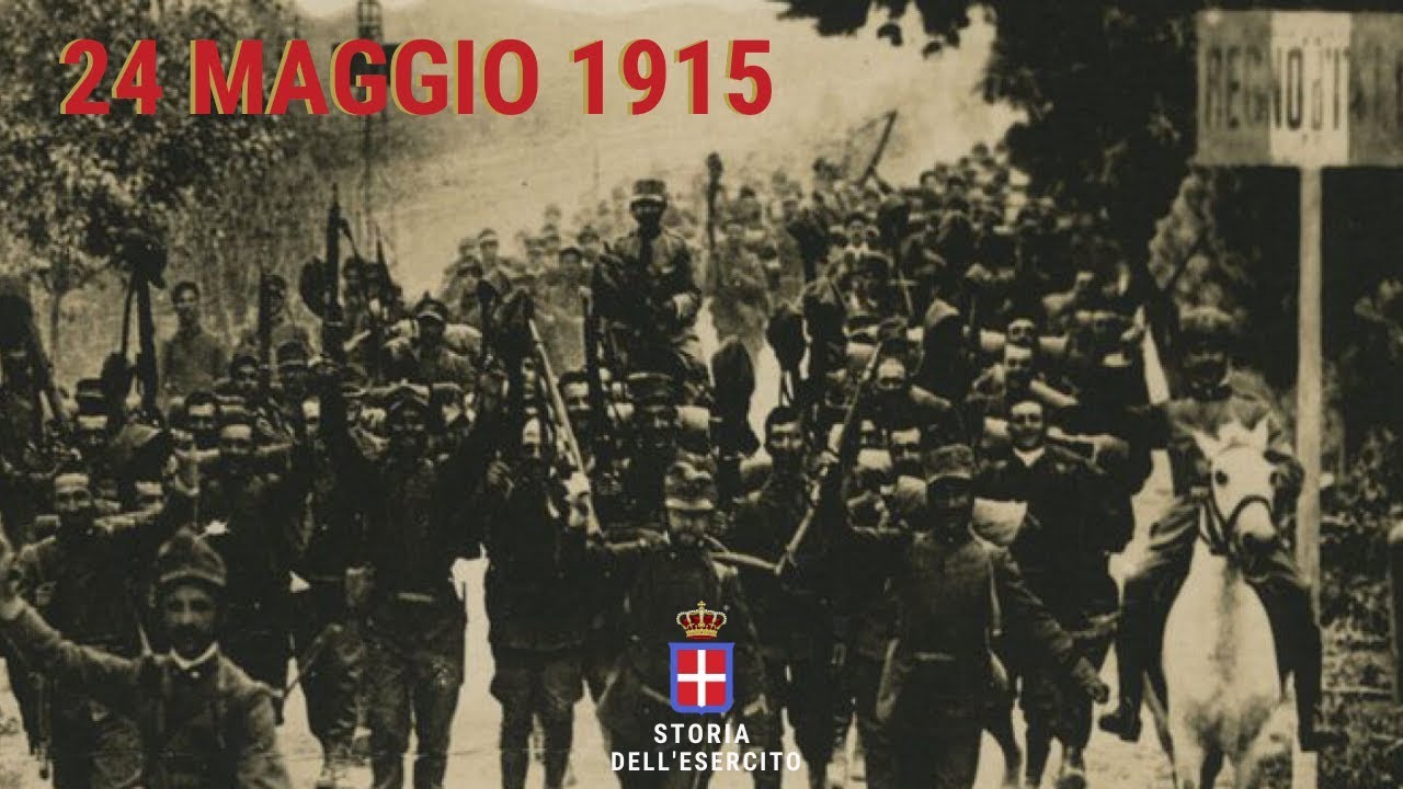 24 maggio 1915: inizia per l'Italia la Grande Guerra