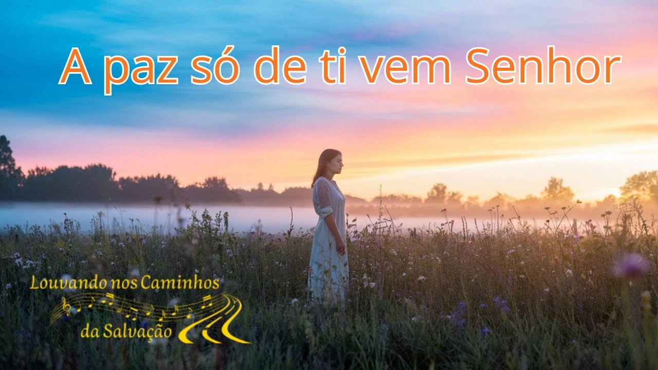 ✨ A Paz Só de Ti Vem, Senhor – Louvor de Calmaria, Refúgio e Descanso na Presença de Deus 🎶🌟