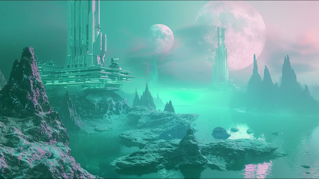 Theme: Luminous Research Over the Alien Lake | Perfect Ambient Music for Sleep, Focus & Meditation